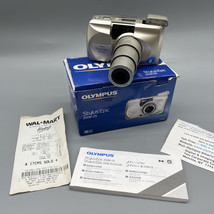 Vtg Olympus Stylus Epic Zoom 170 35mm Point &amp; Shoot Film Camera Box TEST... - $147.51