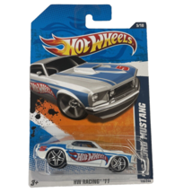 Hot Wheels HW Racing &#39;11 &#39;69 White Ford Mustang Diecast - £4.40 GBP