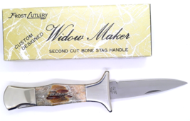 Vintage Frost Cutlery Second Cut Bone Stag Handle Pocket Knife 10-722SC #2 - £39.61 GBP