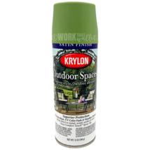 [1] Krylon Outdoor Spaces SATIN Finish Fern (#2927) 12 Oz. Aerosol Spray Paint - $24.74