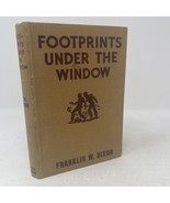 Hardy Boys Footprints Under The Window Franklin Dixon HC 1933 Orange End... - £7.75 GBP