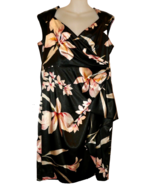 Maggy London Formal Floral Faux Wrap Dress Size 12 - $49.49