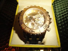 Invicta 6905 Reserve Subaqua Specialty Chronograph Gold Plated Swiss Watch - £360.58 GBP