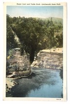 Castile NY-New York, Sugar Loaf &amp; Table Rock, c1939 Vintage Postcard Letchworth - £5.23 GBP