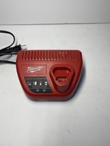 Milwaukee M12 Lithium Ion 12 Volt Battery Charger 48-59-2401 Tested Working - $16.98