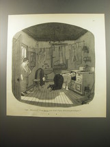 1950 Cartoon by Chas Addams - You know you don&#39;t have kitchen privileges - £14.55 GBP