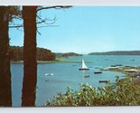 Barche Su Porto Cape COD Massachusetts Ma Unp Cromo Cartolina M8 - $3.03