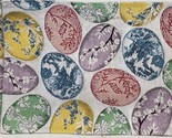 Set of 2 Same Tapestry Placemats,13&quot;x19&quot;, EASTER MULTICOLOR ELEGANT EGG ... - $13.85