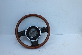 04-05 Audi A8 Steering Wheel Vavona Wood Amber & Leather 3 Spoke
