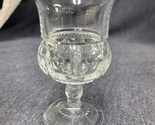 Vintage Cordial Indiana Glass Kings Crown Thumbprint Clear Glass 3 1/2” ... - $4.95