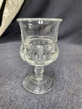 Vintage Cordial Indiana Glass Kings Crown Thumbprint Clear Glass 3 1/2” ... - $4.95