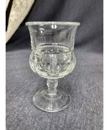 Vintage Cordial Indiana Glass Kings Crown Thumbprint Clear Glass 3 1/2” ... - $4.95