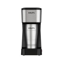 KRUPS: 2 Cup Coffee Maker, Simply Brew Stainless Steel Single Serve Drip... - $34.29