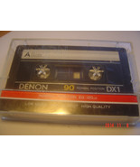 LOT-019 VINTAGE AUDIO CASSETTE DENON DX1 90 MIN. - $10.84 CAD