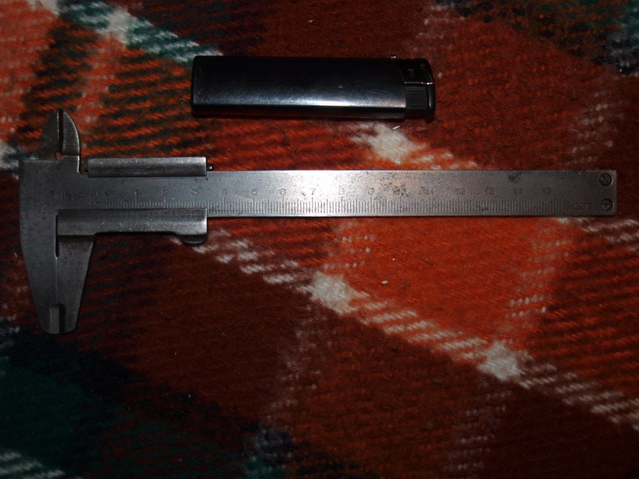 LOT-88 VINTAGE SOVIET RUSSIAN USSR  VERNIER CALIPER MICROMETER TOOL 15 CM - $14.84