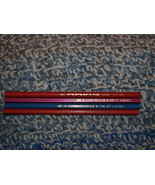 LOT-99 RARE VINTAGE SOVIET USSR RUSSIA ASSORTED PENCILS SET #1 1960-70 - £10.11 GBP