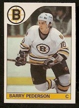 1985 O-Pee-Chee OPC Hockey Card # 52 Boston Bruins Barry Pederson ex+/em - £0.39 GBP