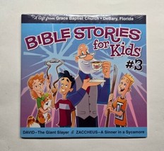 Bible Stories for Kids-Volume #3 David The Giant Slayer &amp; Zaccheus (CD, 2020) - £7.90 GBP