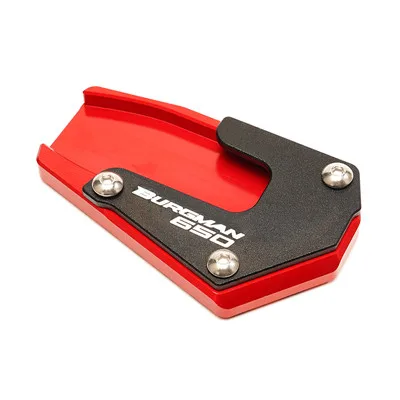 Motorcycle CNC Kitand Foot Side Stand Extension Pad Support Plate   Burgman 650  - £531.71 GBP