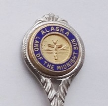 Collector Souvenir Spoon USA Alaska Land of the Midnight Sun Totem Pole Emblem - £3.89 GBP