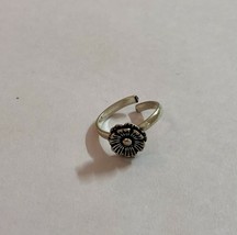 Artisan Crafted Handmade Sterling Silver Oxidized Toe Ring Adjustable 1 ... - $13.11