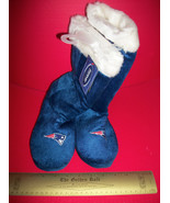 NFL Women Clothes 5/6 Small New England Patriots Football Slipper Boot P... - $23.74