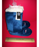 Football NFL Women Clothes 9/10 Large New England Patriots Slipper Boot ... - $23.74