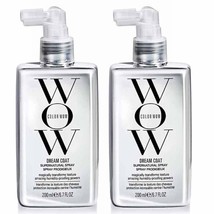 COLOR WOW Dream Coat Supernatural Spray Prevents Frizz Shine Spray 6.7oz  2 Pack - £35.87 GBP