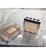 Nicole Miller New York Soap Dish/Toothbrush Holder. Acrylic-Vintage Style - $1,294.00 MXN