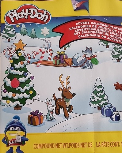 PLAY-DOH ~ 24+ Surprises ~ Christmas Advent Calendar ~ Hasbro Play Set ~ New Item image 6