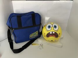 Nickelodeon Spongebob 8lbs Bowling Ball Viz-a-Ball 2002 Vintage VTG W Ca... - $69.07