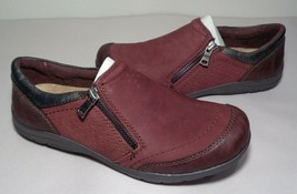 Earth Origins Size 6 M RAPID 2 RANDALL Merlot Leather Loafers New Women&#39;s Shoes  - £77.07 GBP