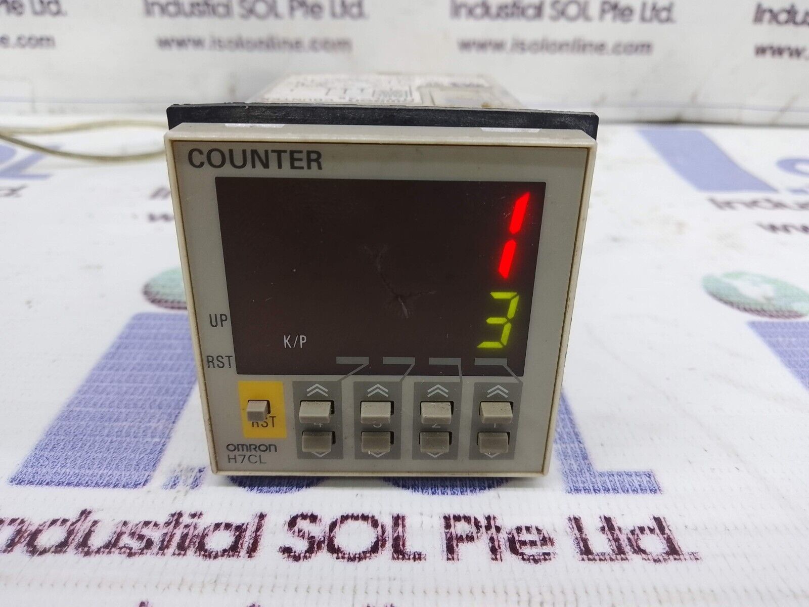 Omron H7CL-AS Digital Timer &amp; Counter Module Relay Din Mount 100mA 30VDC - $204.97