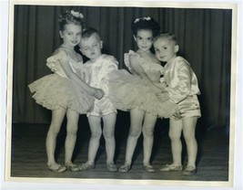 1950&#39;s Dance Recital 8 x 10 B&amp;W Photo Pairs of Cute Young Dancers - £10.89 GBP