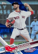2017 Topps Opening Day Blue Foil #132 David Price Boston Red Sox - £0.89 GBP