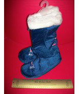 Football NFL Women Clothes 7/8 Medium New England Patriots Slipper Boot ... - $23.74