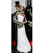Ebros Love Never Dies Wedding Skeleton Statue Wedding Pose Couple Figuri... - $401.20 MXN