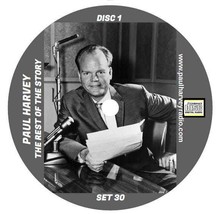 Paul Harvey (Set 30) The Rest of the Story 126 Episodes on 6 Audio CDs - $29.99