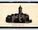 Old Capitol Building w Central Tower Olympia WA UNP Embossed DB Postcard Q7 - £3.06 GBP