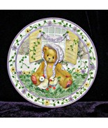 CHERISHED TEDDIES Easter Sculptured Plate 1997 - $9.95