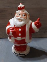 Fannie Farmer Vintage King Santa Bank Christmas Decoration Plastic 1950s... - £48.31 GBP