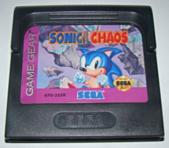SEGA GAME GEAR - SONIC THE HEDGEHOG CHAOS (Game Only) - £11.76 GBP