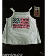 Levi&#39;s Baby Girls Graphic Knit Top,White Color, Sz.24 Months. NWT - £9.48 GBP