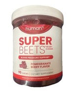 humanN Super Beets Root Heart Chews Pomegranate BerryFlavor 90 Chews Mad... - $66.33 CAD
