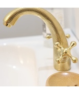 Antique Bathroom Sink Faucet, handmade of Solid Brass. Handcrafted Kitchen fauce - $337.00