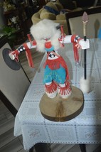 Buffalo Warrior by Virginia M, Kachina, 17” tall, Navajo - £39.95 GBP