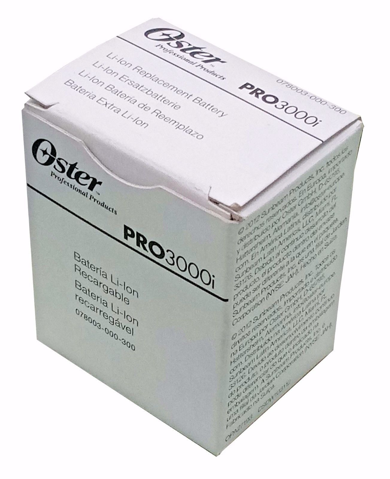 Genuine Oster Li ION Pro 3000i Replacement Battery Lithium 2 hours 78003 - $129.95