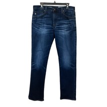 AG Adriano Goldschmied Everett Slim Straight Dark Wash Jeans Men’s Size 34R - £47.78 GBP