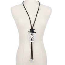 design fashion round rubber gothic long necklace handmade women s dress simple sweater thumb200