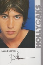 David Brown Hollyoaks Vintage Official Rare Cast Card Photo - £6.31 GBP